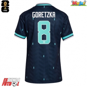 Alemania Leon Goretzka #8 Segunda Equipación Mujer Mundial 2026 Manga Corta
